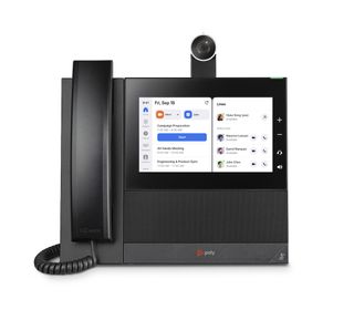 Zoom's Poly-built desk phone with touch screen
