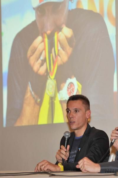 Philippe Gilbert at a presentation