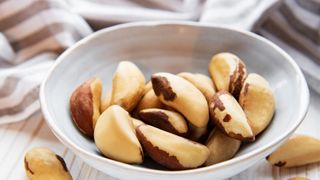 bowl of brazil nuts