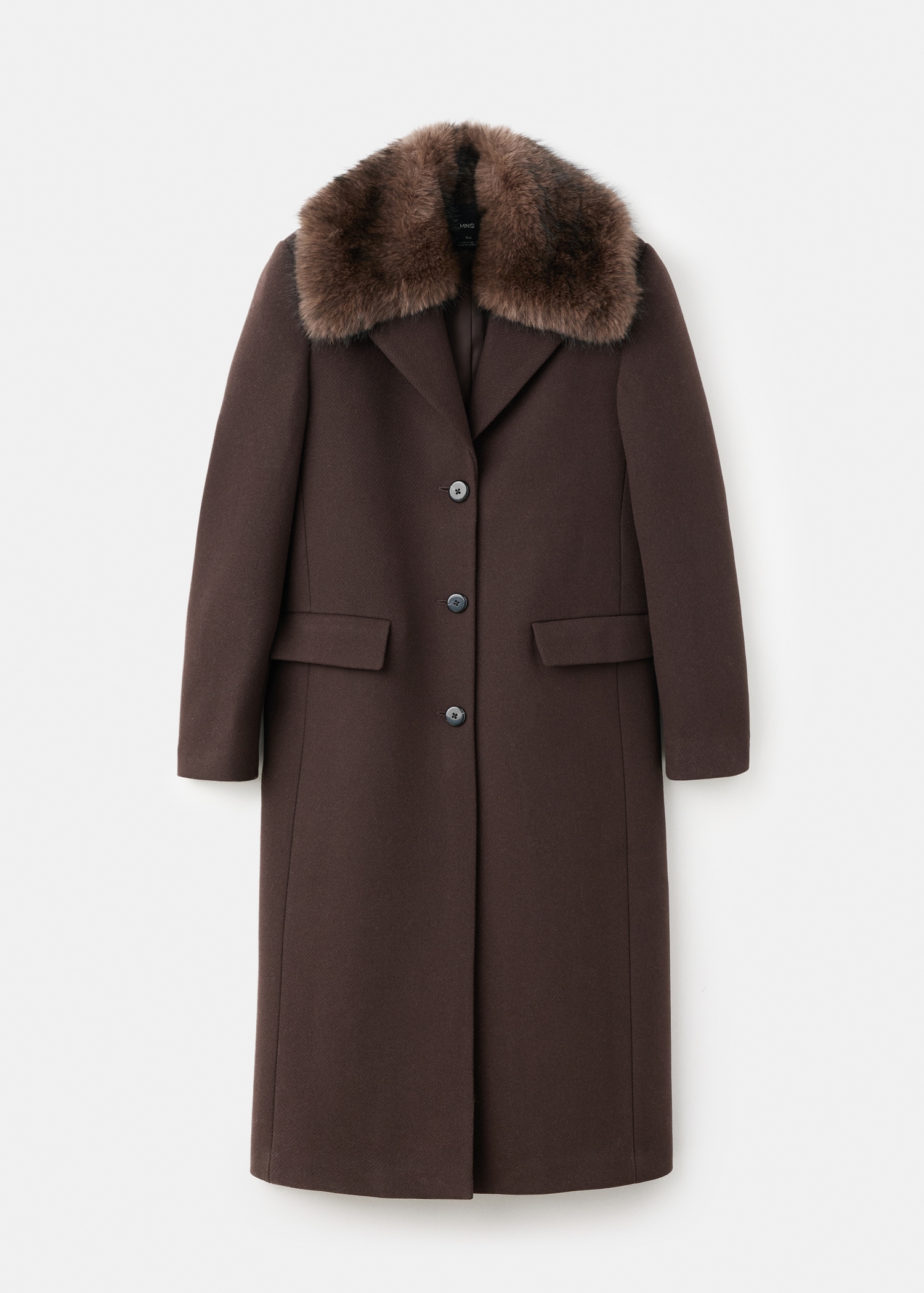 Wool Coat With Fur Collar - Women | Mango United Kingdom