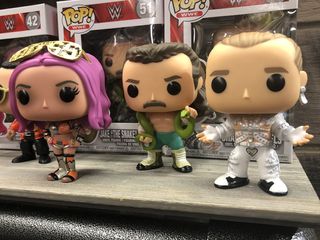 WWE's Sasha Banks Jake "The Snake Roberts" and Shawn Michaels
