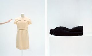 left: Robe ’Audrey Hepburn’, Givenchy, 1966. Right: ’Cléo de Mérode’ jacket
