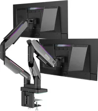 MSI  MPG MT201DR V2 RGB Dual Monitor Stand Arms