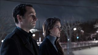 Keri Russell with Matthew Rhys when starring in The Americans.