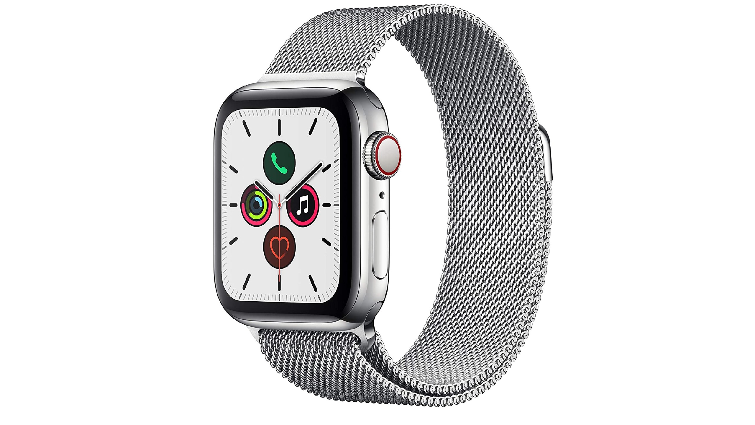 Apple Watch 5 with Milanese Loop
