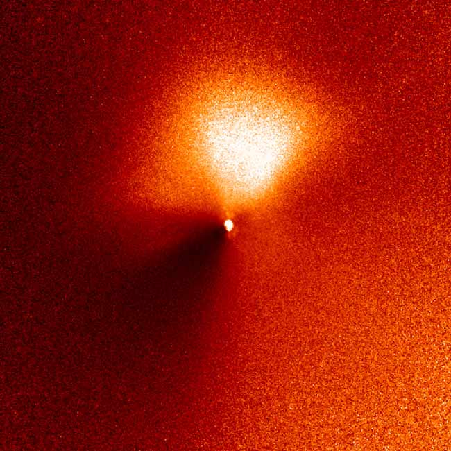 Deep Impact Spacecraft Observes Massive Comet Outburst