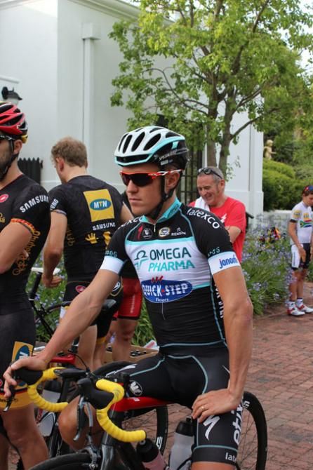 New signing Serge Pauwels at the MTN-Qhubeka training camp.