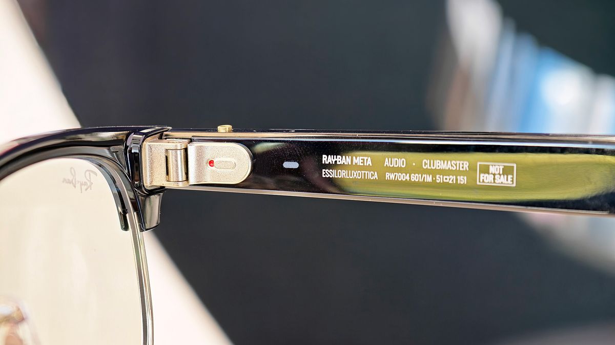 Ray-Ban Meta Audio in the Clubmaster style at Meta Connect 2026