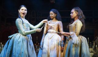 Eliza, Angelica and Peggy Schuyler Sisters in Hamilton