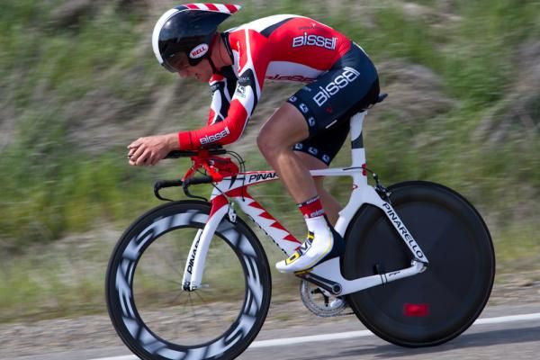 Patrick Bevin (Bissell) finished second in the time trial following his stage one win at the Merco Cycling Classic.