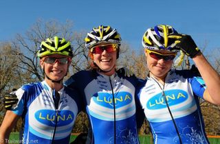 This was the first weekend the the powerful Luna team was all racing (L to R): Katerina Nash, Teal Stetson-Lee and Georgia Gould
