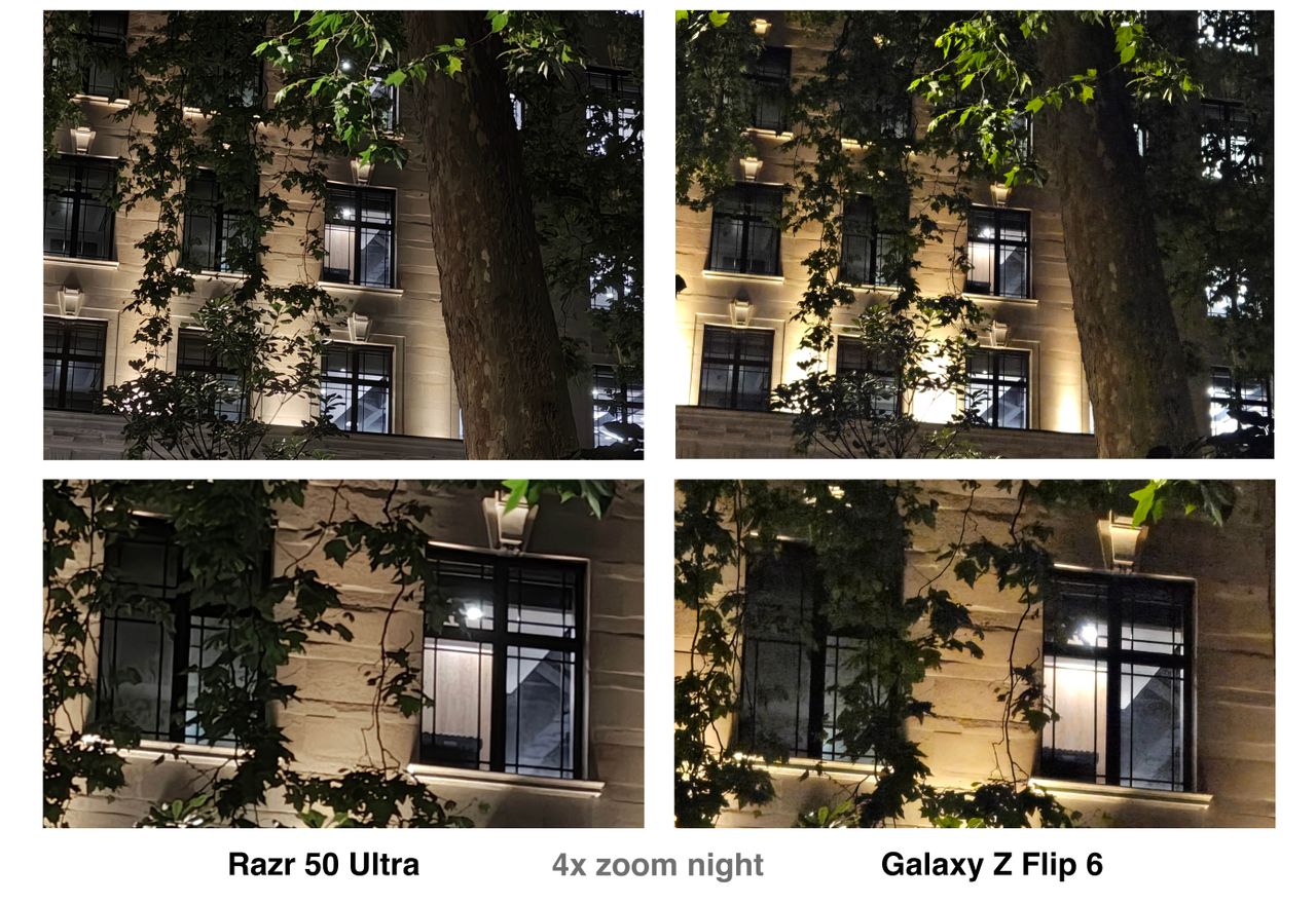 Photos taken on the Motorola Razr 50 Ultra and Samsung Galaxy Z Flip 6