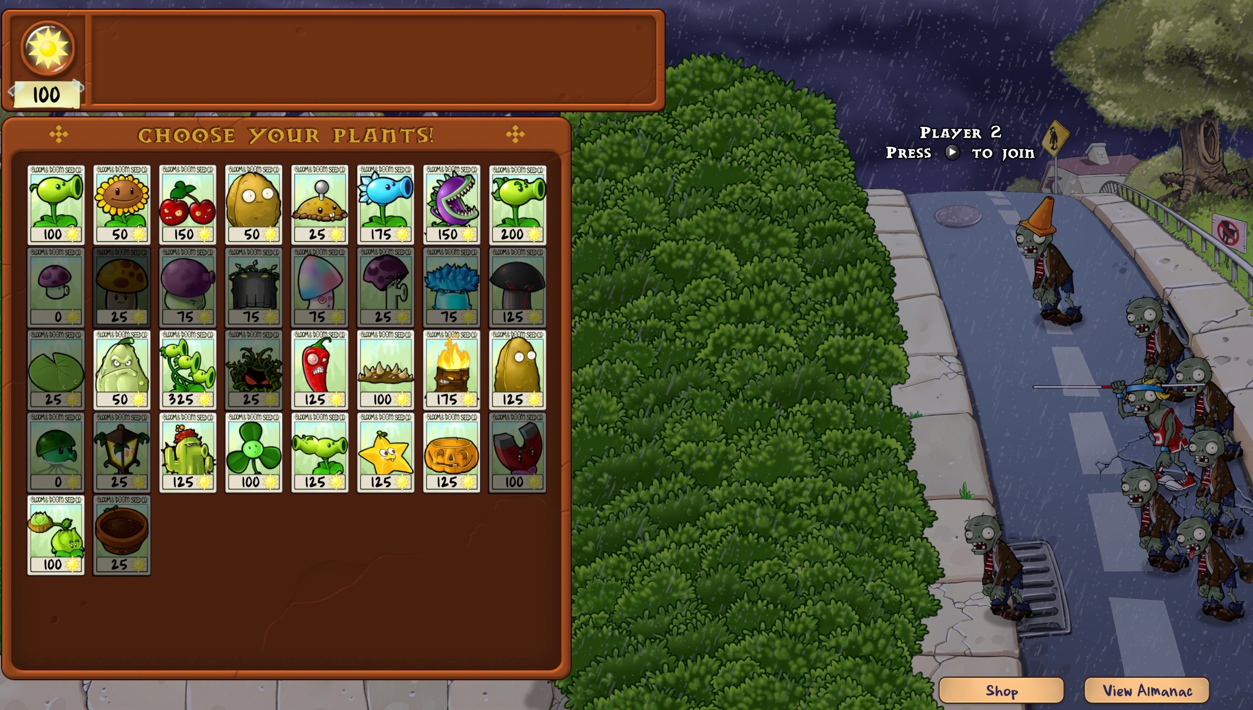 a screenshot from Plants vs Zombies: Replanted