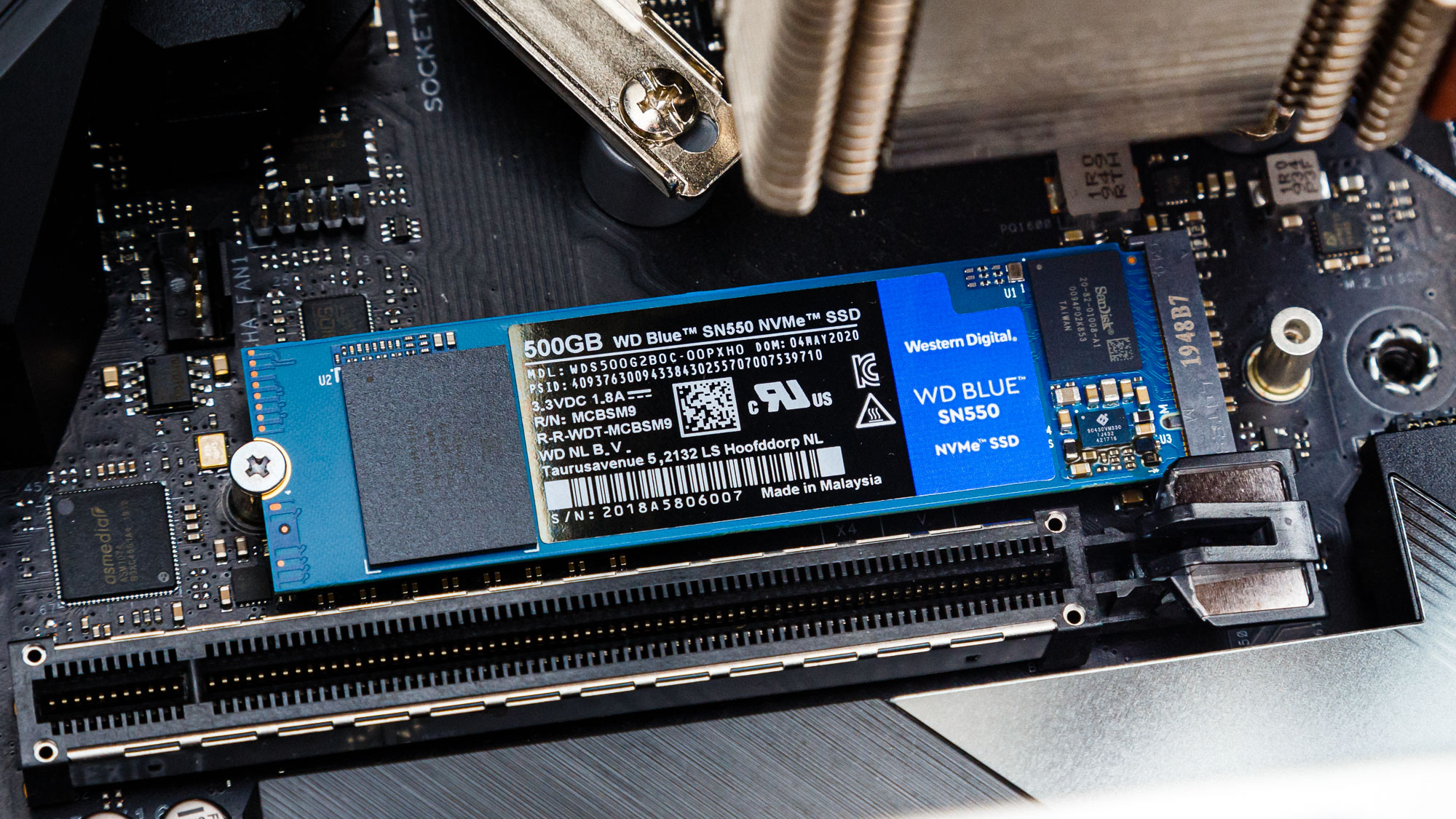 500GB Performance Results - WD Blue SN550 M.2 NVMe SSD Review: The 