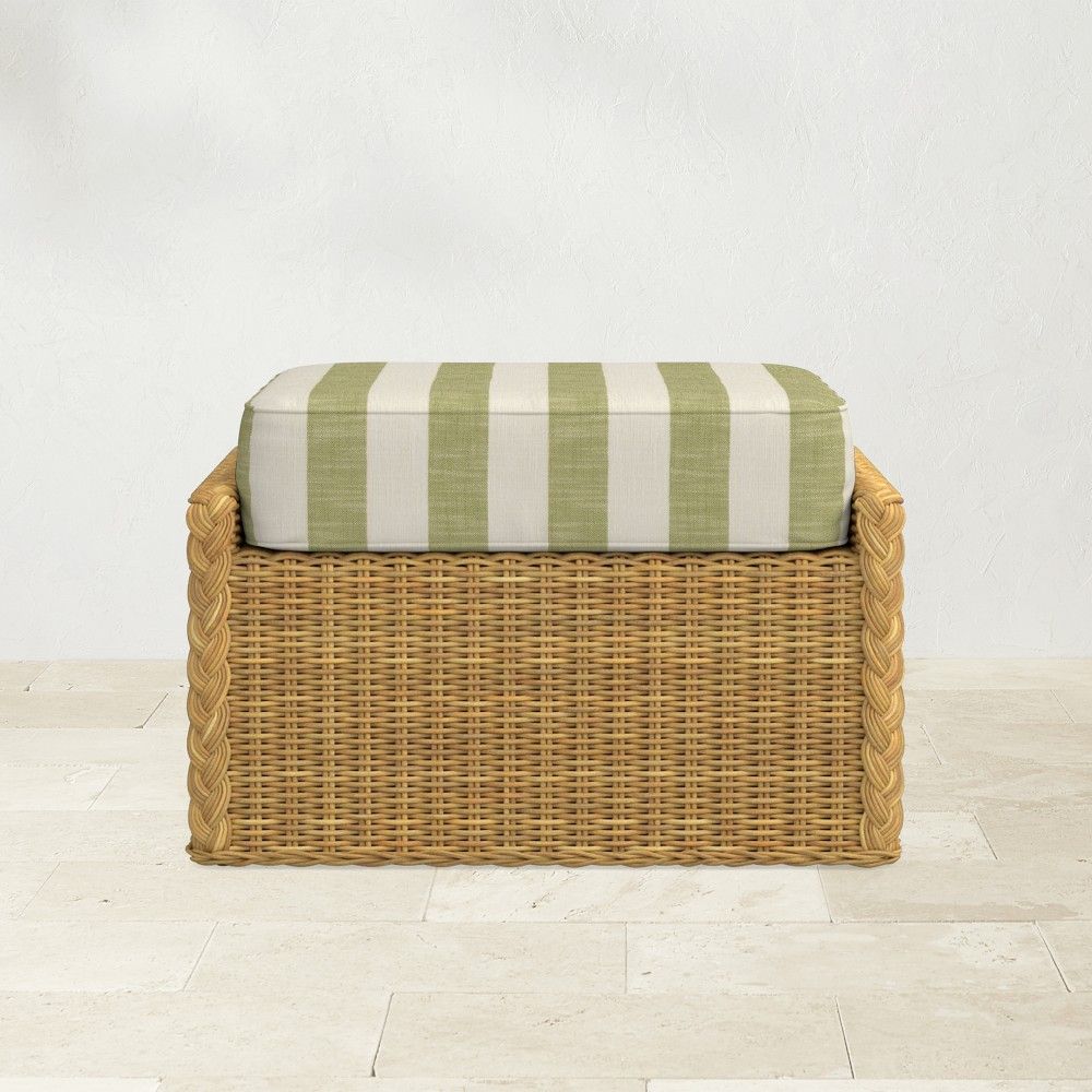 AERIN East Hampton Coffee Table Ottoman