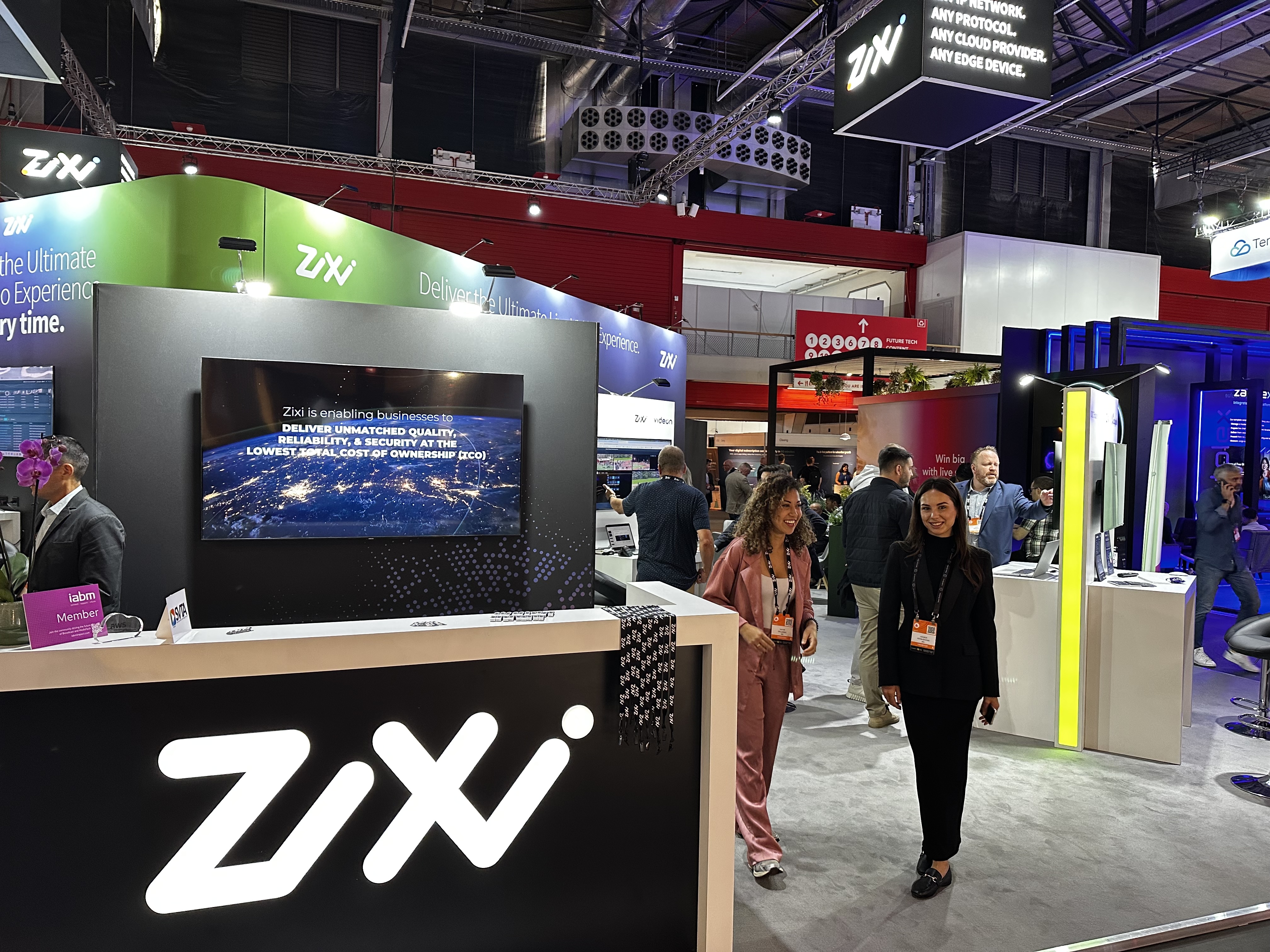 Zixi booth at IBC