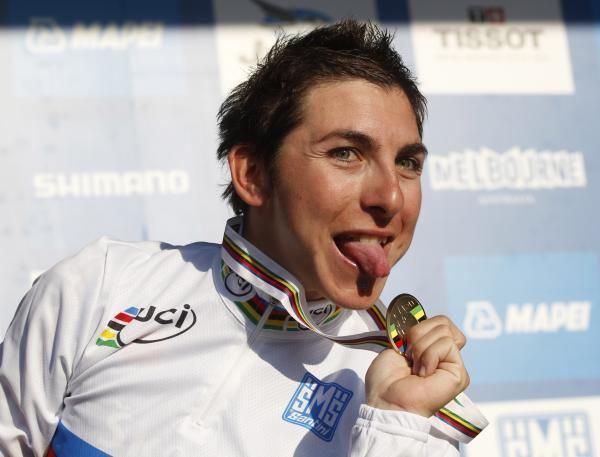 Gold standard: Giorgia Bronzini (Italy) took a fine win.