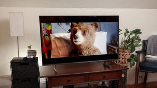 Paddington Bear on a Samsung DU7200 LED TV