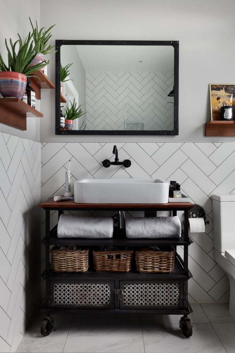 bathroom metro tile ideas