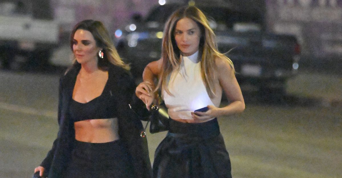 Margot Robbie’s Wide-Leg Trousers Made Her Platform Heels Look so Chic