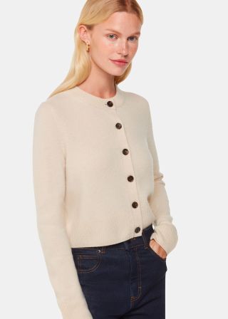 Wool Cropped Cardigan