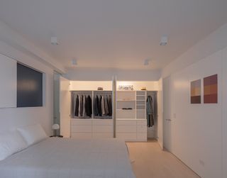 Bedroom of the penthouse