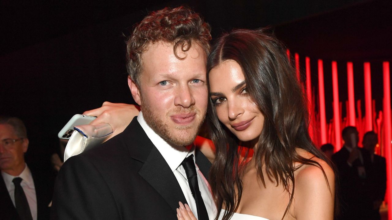 Emily Ratajkowski and husband Sebastian Bear-McClard