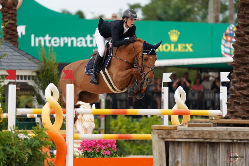 Tom Wachman and Cathalina S find winning form at WEF.