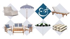 Wayfair striped outdoor furniture