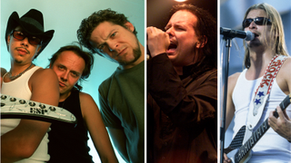Photos of Metallica, Korn and Kid Rock in 2000