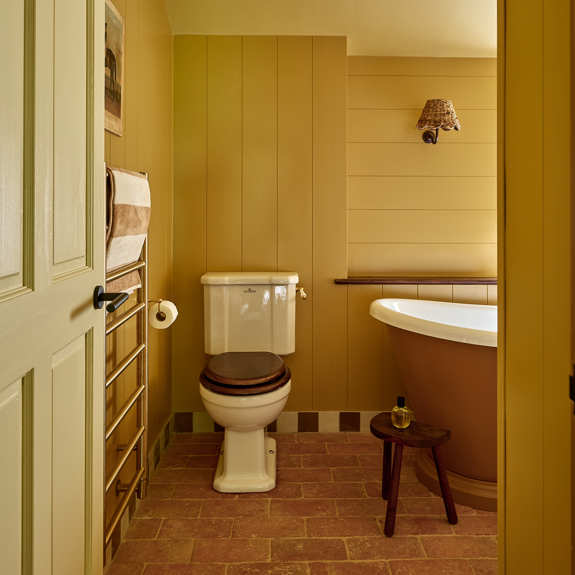 Ca' Pietra chequerboard bathroom