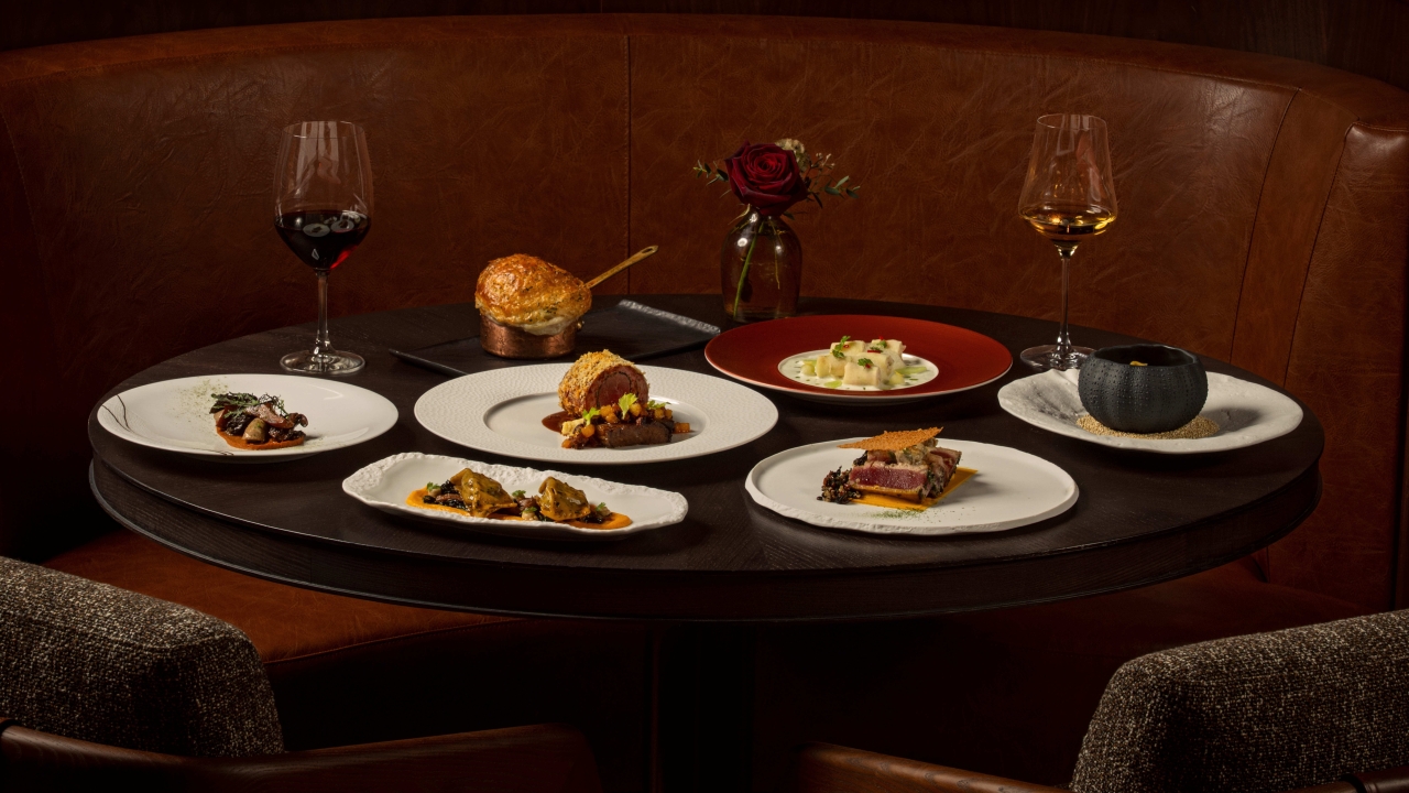 Table spread at the new Napa Rose