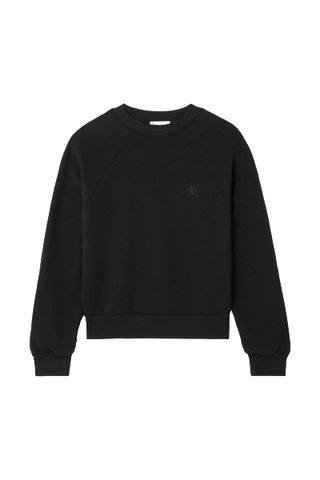 Eterne Embroidered Cotton and Modal-Blend Jersey Sweatshirt