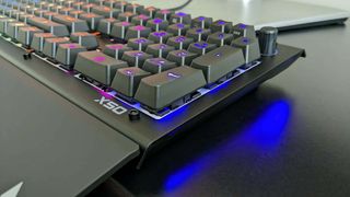 Das Keyboard X50Q underglow.