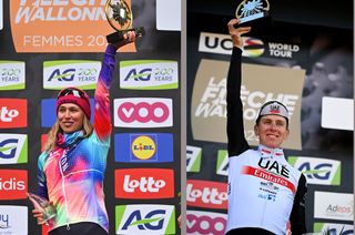 Kasia Niewiadoma of Canyon-SRAM Racing and Tadej Pogačar of UAE Team Emirates won the 2023 Fleche Wallonne events