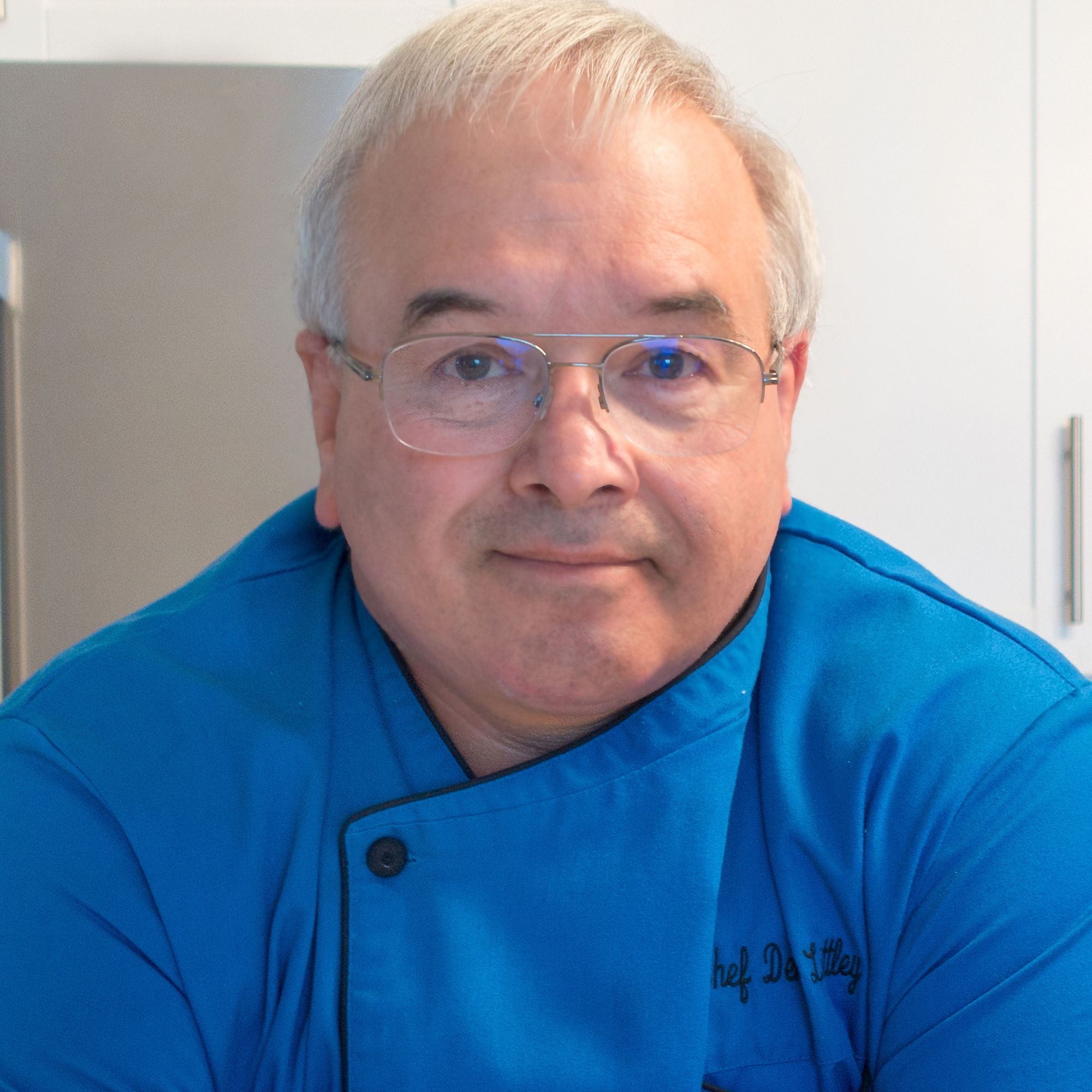 A headshot of chef Dennis Littley