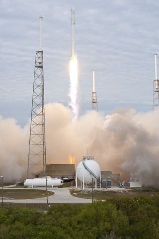 Falcon 9 Blazes Into Space