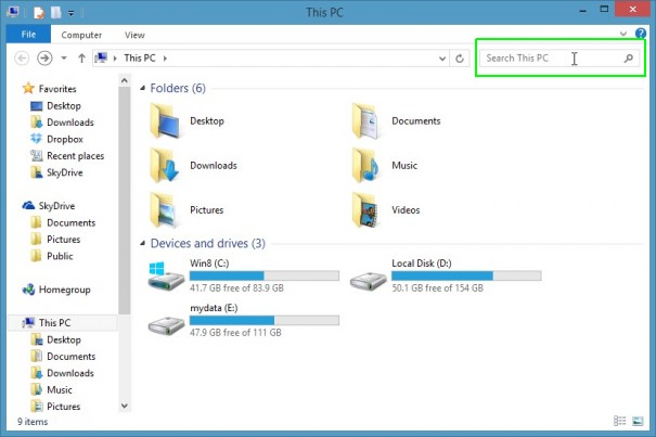 help windows find file