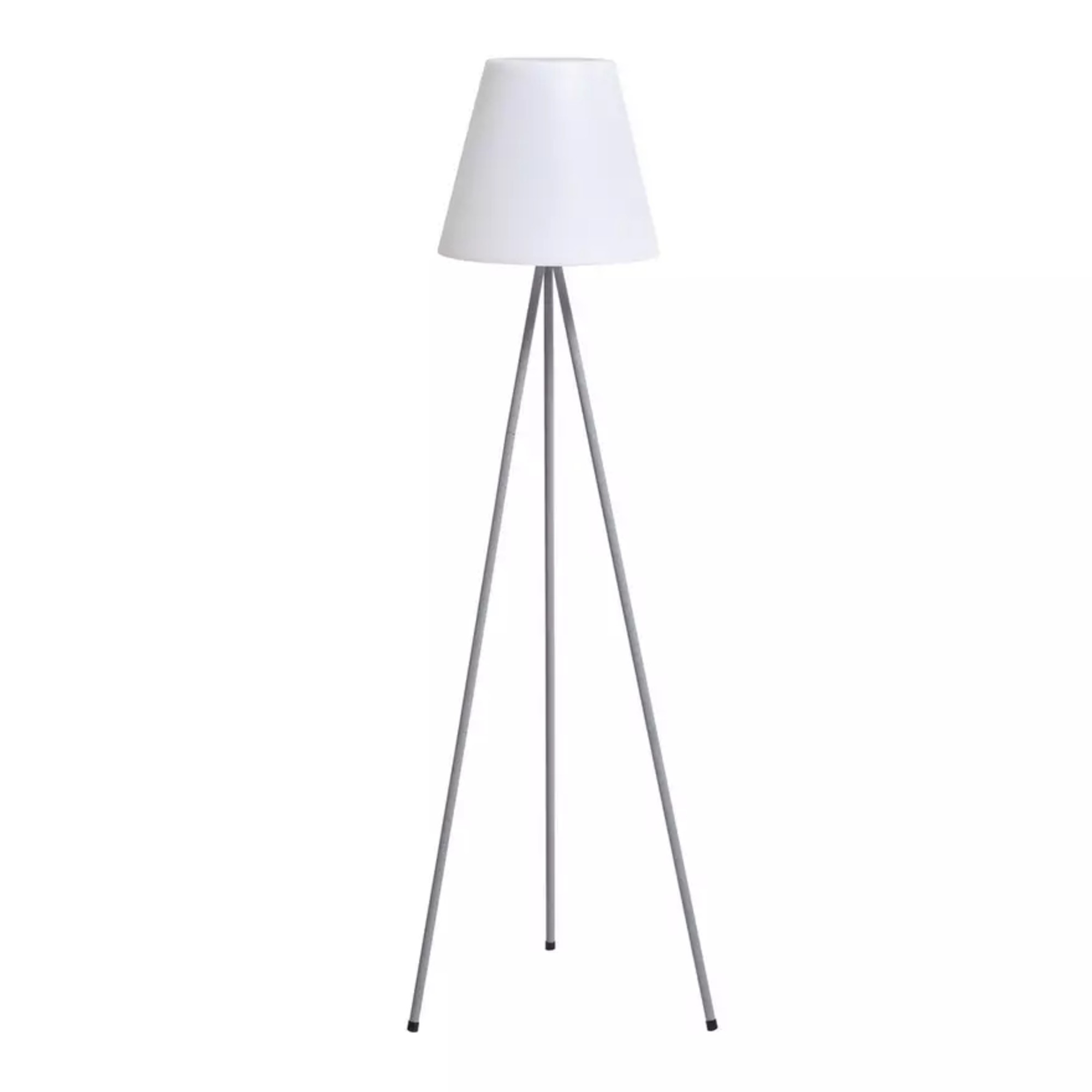 Habitat Home Warm White Outdoor Tripod USB LED Solar Lamp