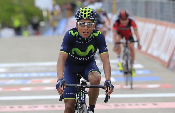 Nairo Quintana (Movistar) gained a couple seconds on Evans