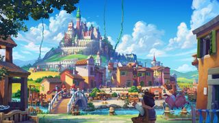 A fantasy village