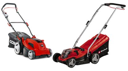 Cobra MX3440V vs Einhell GE-CM 18/33 Li cordless lawn mowers