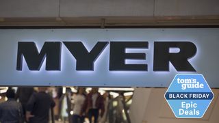 An illuminated Myer sign at Pitt Street Mall in Sydney, Australia, on Sunday, Sept. 3, 2023. Australia is scheduled to release its second-quarter gross domestic product (GDP) figures on Sept. 6. Photographer: Brent Lewin/Bloomberg via Getty Images