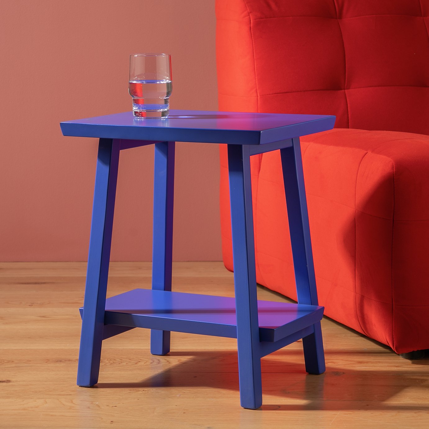 Habitat Kyoto Side Table - Blue