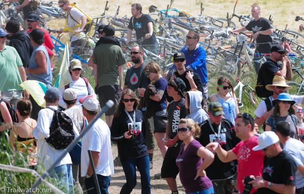 Virtually everyone brought their bike to the race