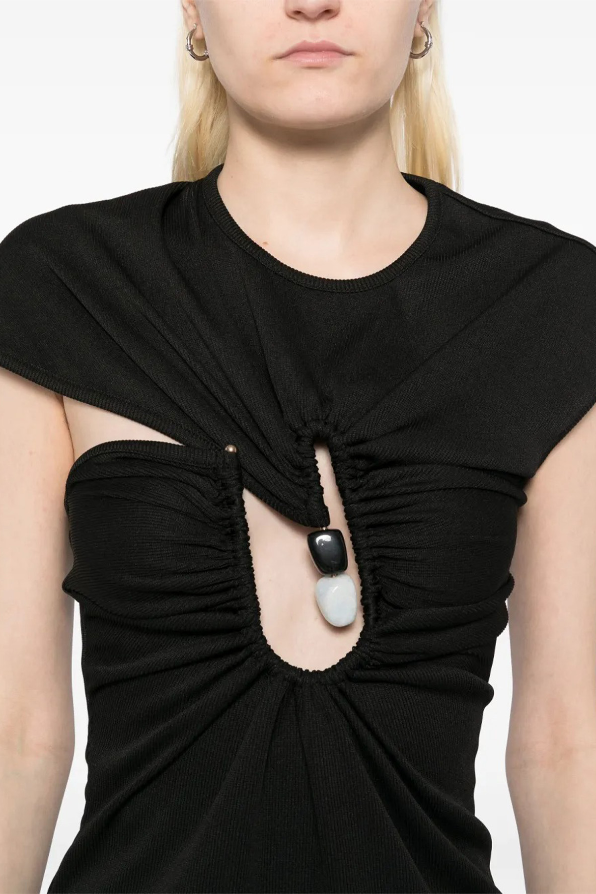 Christopher Esber Helix Crystal T-Shirt 