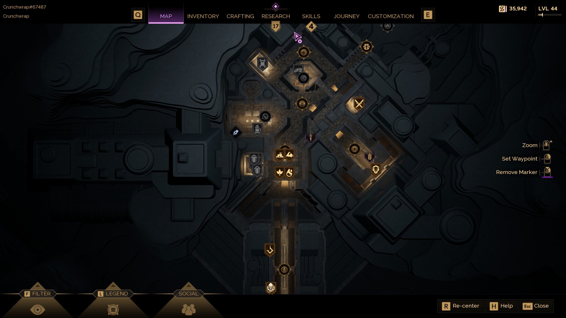 Location of the Advanced Swordmaster trainer in Dune Awakening