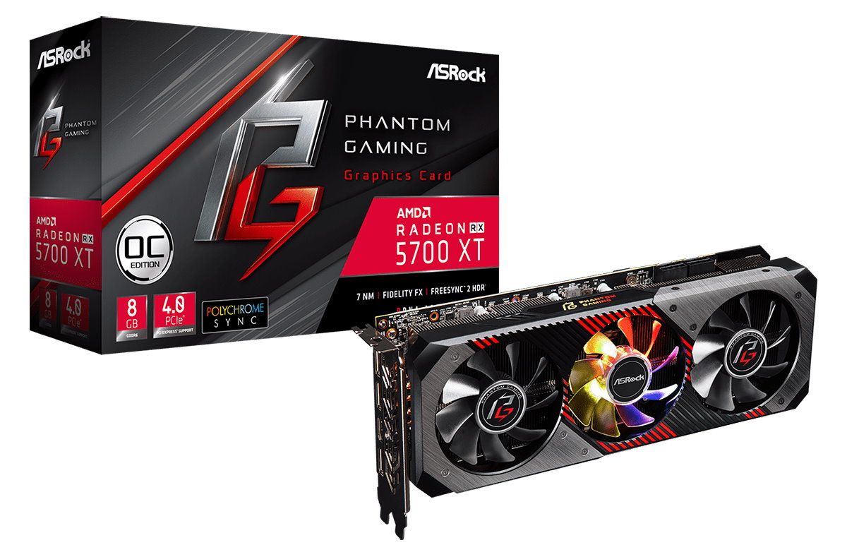 AsRock Debuts Brushed Aluminum RX 5700, 5700 XT RGB Graphics Cards for