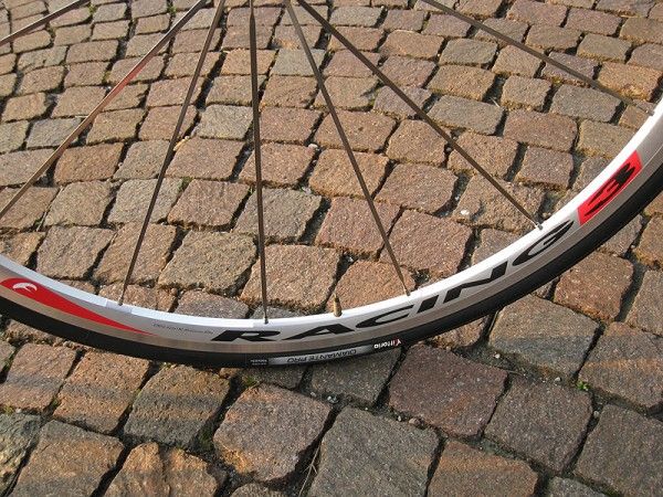 The Fulcrum Racing3 clincher wheelset isn't the lightest around but worked well nonetheless.