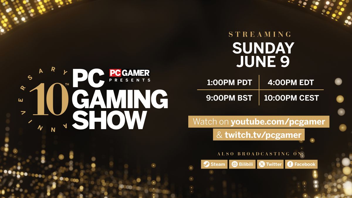 Details regarding the upcoming PC Gaming Show stream.